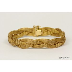 woven gold bracelet