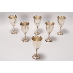 Sterling silver goblets on sale value