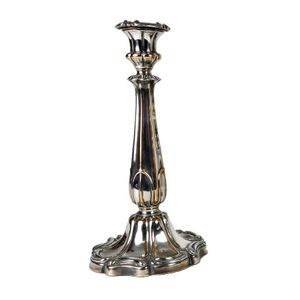 A pair of Old Sheffield Plate candlesticks, the urn shaped…