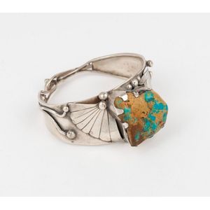 Antique and later turquoise bangles - price guide and values