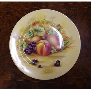 Aynsley Orchard Gold Dinner Plates - Set of 6 - Aynsley - Ceramics