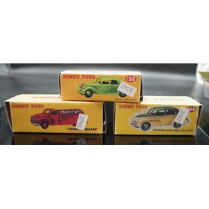A collection of 3 dinky diecast vehicles including a Morris…