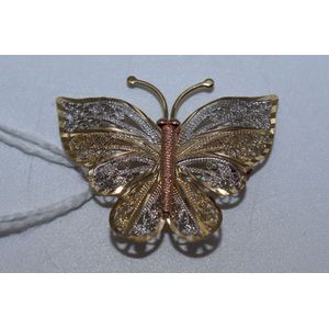 Enamel decorated and jewelled butterfly brooches - price guide and 