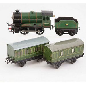 Type 51 locomotive and tender 50153 BR green with Southern 1st…