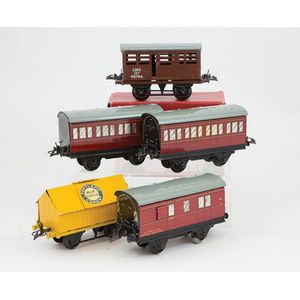 LMS Passenger Coaches, Cement Wagon & Cattle Truck - Railway Trains and ...