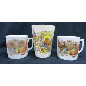 A pair of German King George V & a Queen Mary commemorative…