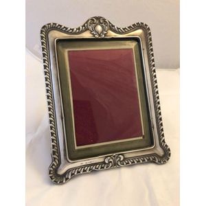 Late Victorian sterling silver photo frame, hallmarked Chester,…
