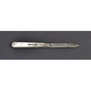 Edwardian pearl handled hallmarked sterling silver Bladed pen…