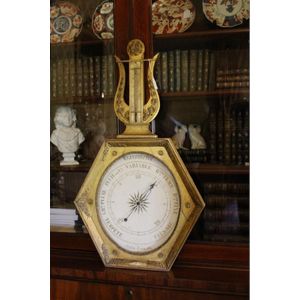 Antique French Victorian Era Hand Carved 23.5 Wall Barometer & Thermo –  Antiques & Uncommon Treasure