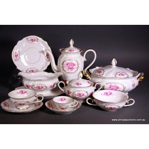 A Rosenthal dinner service, 124 pieces, 1938-1952, '…