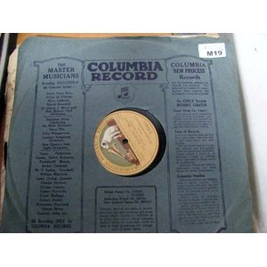 Four single sided gramophone records- Melba, Caruso, McCormack…