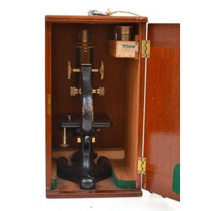 A 20th century Student microscope, W. Watson & Sons Ltd, London,…