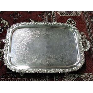 Silver Plated German Tray - Trays, Salvers and Waiters - Silver Plate