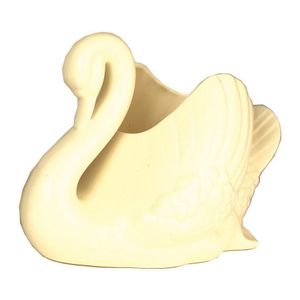 Large Crown Lynn White Swan with Impressed Marks - Crown Lynn - Ceramics