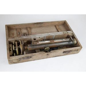 All brass Surveyors Level by Troughton & Simms, London with…