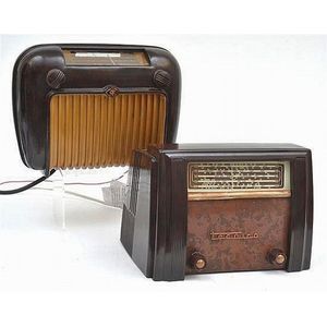 Two Australian brown Bakelite radios, including Tecnico and STC,…