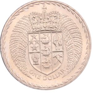 Five New Zealand decimal Currency commemorative dollar coins…