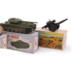 Boxed Dinky # 652 'Centurion tank' condition: box, good; tank,…
