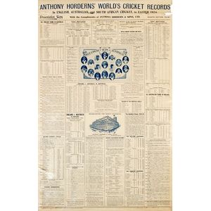Poster: 'Anthony Hordern's World's Cricket Records, In English,…