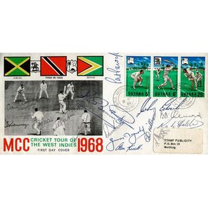 England Teams: Guyana FDC signed by entire 1968 England team&hellip;