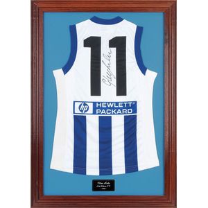 Glenn Archer (North Melbourne), signature on North Melbourne…