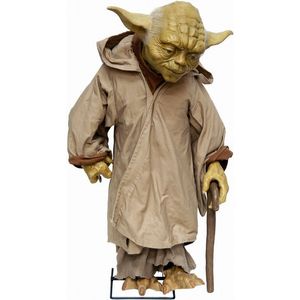 Star Wars: Yoda - lifesize model with walking stick, produced…