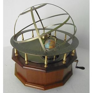 An 'Orrery' showing earth and inner planets. Designed and…