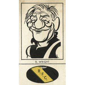 1954 Fyna Foods 'Victorian Footballer Caricatures' (2/24) with…