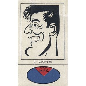 1954 Fyna Foods 'Victorian Footballer Caricatures' (1/24) with…