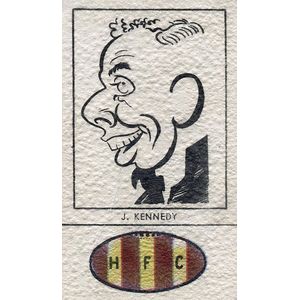 1954 Fyna Foods 'Victorian Footballer Caricatures' (1/24) with…