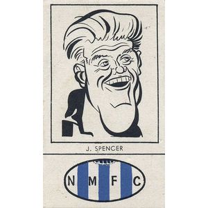 1954 Fyna Foods 'Victorian Footballer Caricatures' (1/24) with…