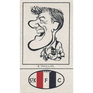 1954 Fyna Foods 'Victorian Footballer Caricatures' (1/24) with…