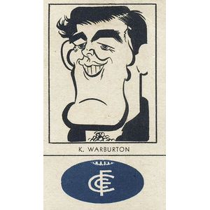1954 Fyna Foods 'Victorian Footballer Caricatures' (1/24) with…