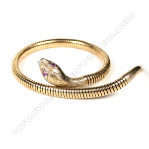Coiled Snake Serpent Reptile Animal Charm for Silver European Bead Bracelets 