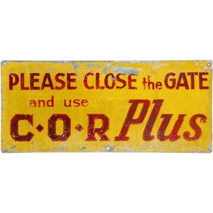 Signs: Lot of vintage service station signs including; a…