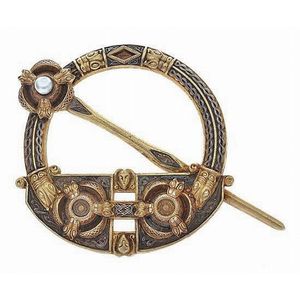 Paradise Antique Brass Kilt Pin