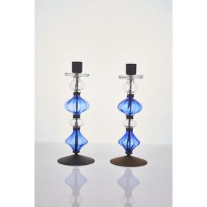 Erik Hoglund (Swedish, 1932-1998) pair of candlesticks, c. 1970…