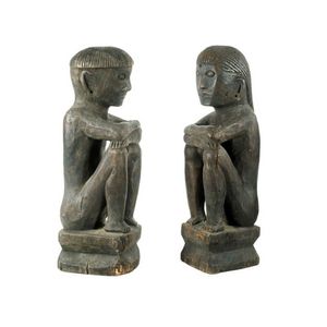 Ifugao Rice Deity Bulul Figures (or Bulul Ricefield Guardians ...