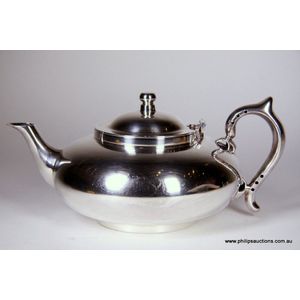 A silver plated 'Perfect teapot' by Robur tea Company…