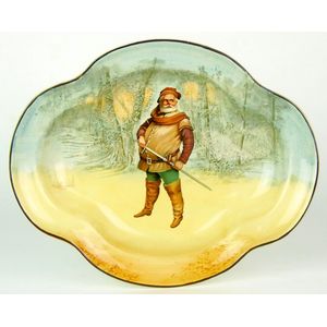 A Royal Doulton oval series ware dish, Falstaff D3596, 30 cm…