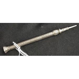 Vintage Mordan silver mechanical pencil, length 11 cm