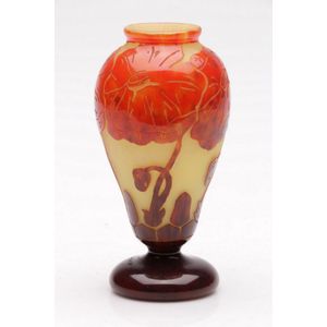 Charles Schneider Art Deco vase, height 15.5 cm, marked Le&hellip;