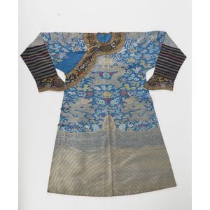 A Jifu robe, china, Qing Dynasty. A court gown made from silk ...