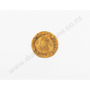 Elizabeth I gold Crown, coronet mint mark circa 1567 - 70, very…