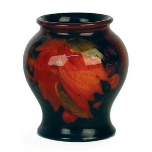 William Moorcroft Flambe Leaf And Berry Vase - Moorcroft - Ceramics