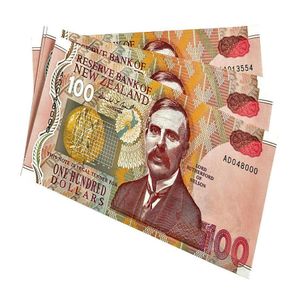 Eleven N.Z. $100 banknotes, ten consecutively numbered AD048000…