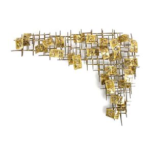 A B.H. Kelvin American modernist wall scuplture. Height 92 cm.…