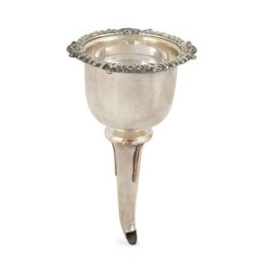 A Georgian Sheffield Plate wine funnel, early 19th century, 15.…