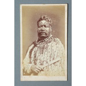 Samuel Carnell (Napier), portrait of Hami Te Hauerangi, carte…