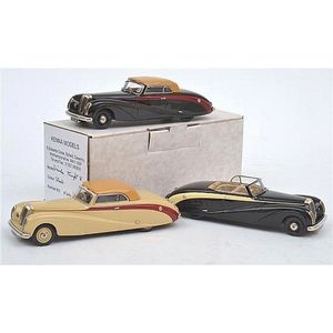 Three Kenna models (England) 1/43 scale models, including…
